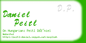 daniel peitl business card